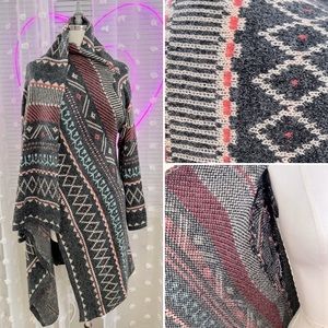Western Print Sweater